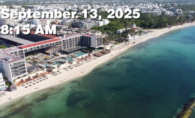Daily Sargassum Sargasso Seaweed Report at Playa del Carmen, Mexico September 13, 2025