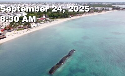 Daily Sargassum Sargasso Seaweed Report at Playa del Carmen, Mexico September 24, 2025