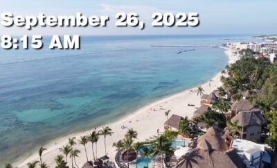 Daily Sargassum Sargasso Seaweed Report at Playa del Carmen, Mexico September 26, 2025