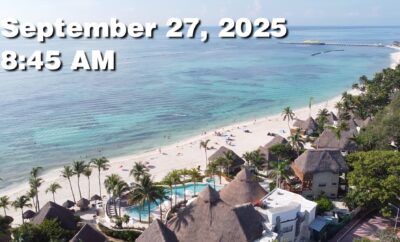 Daily Sargassum Sargasso Seaweed Report at Playa del Carmen, Mexico September 27, 2025