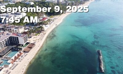 Daily Sargassum Sargasso Seaweed Report at Playa del Carmen, Mexico September 9, 2025