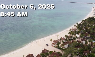 Daily Sargassum Sargasso Seaweed Report at Playa del Carmen, Mexico October 6, 2025