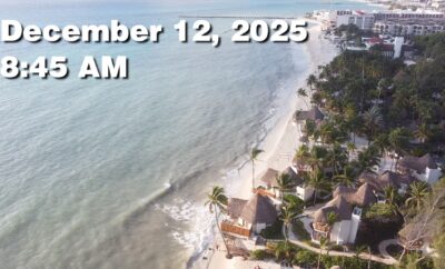 Daily Sargassum Sargasso Seaweed Report at Playa del Carmen, Mexico December 12, 2025