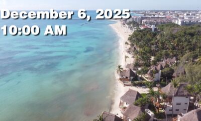 Daily Sargassum Sargasso Seaweed Report at Playa del Carmen, Mexico December 6, 2025
