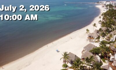 Daily Sargassum Sargasso Seaweed Report at Playa del Carmen, Mexico July 2, 2026